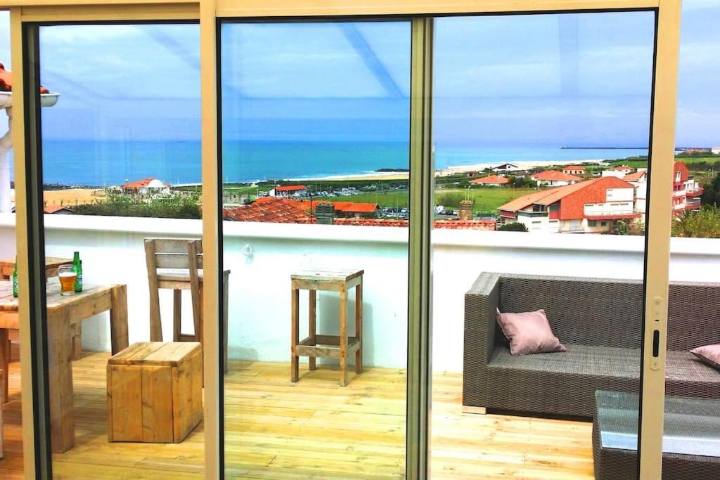 T2 A Anglet Grande Terrasse Vue Mer, Plage A Pied. Kültér fotó